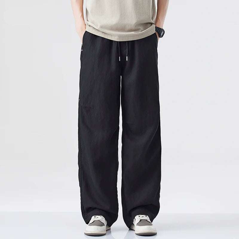 Men’s LooseFit Cotton Trousers
