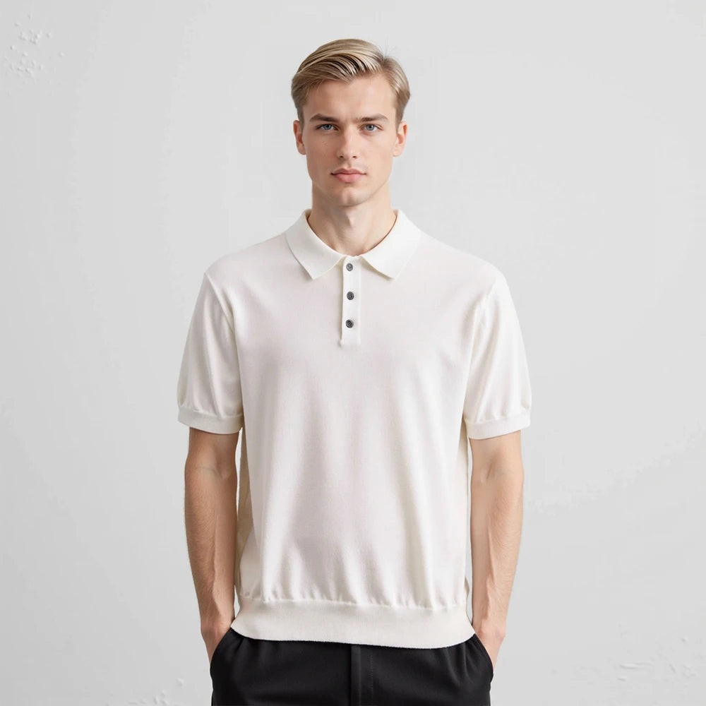 Short Sleeve Retro Polo