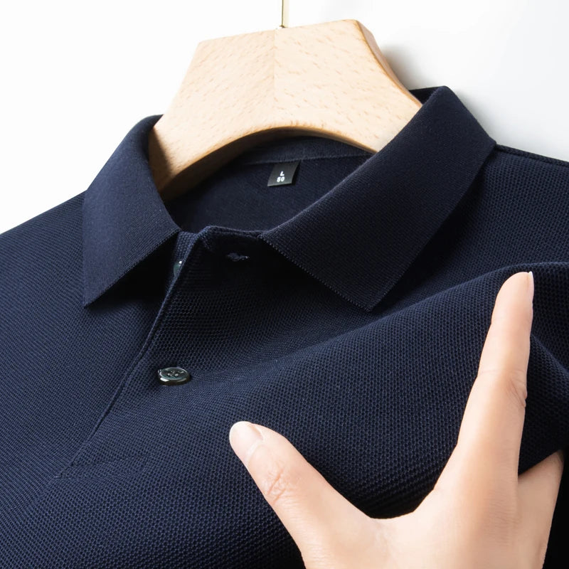 Men's Cotton Polo Tee – Summer 2024 Casual Sportswear
