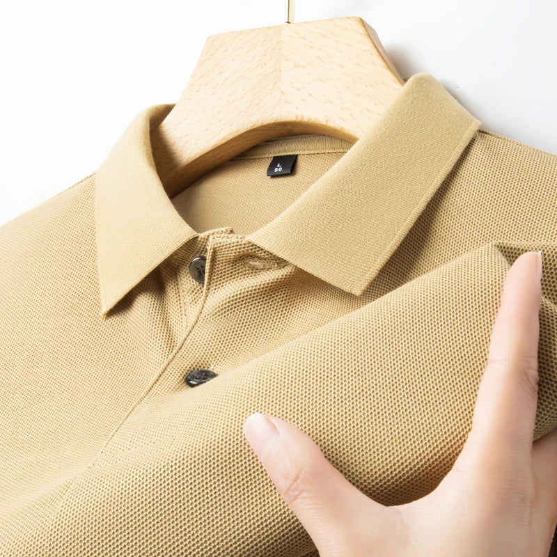 Men's Cotton Polo Tee – Summer 2024 Casual Sportswear