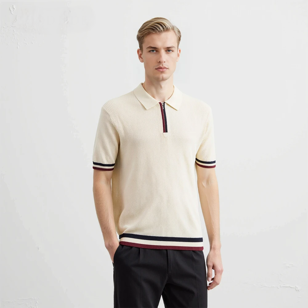 New Style Half Zip Polo