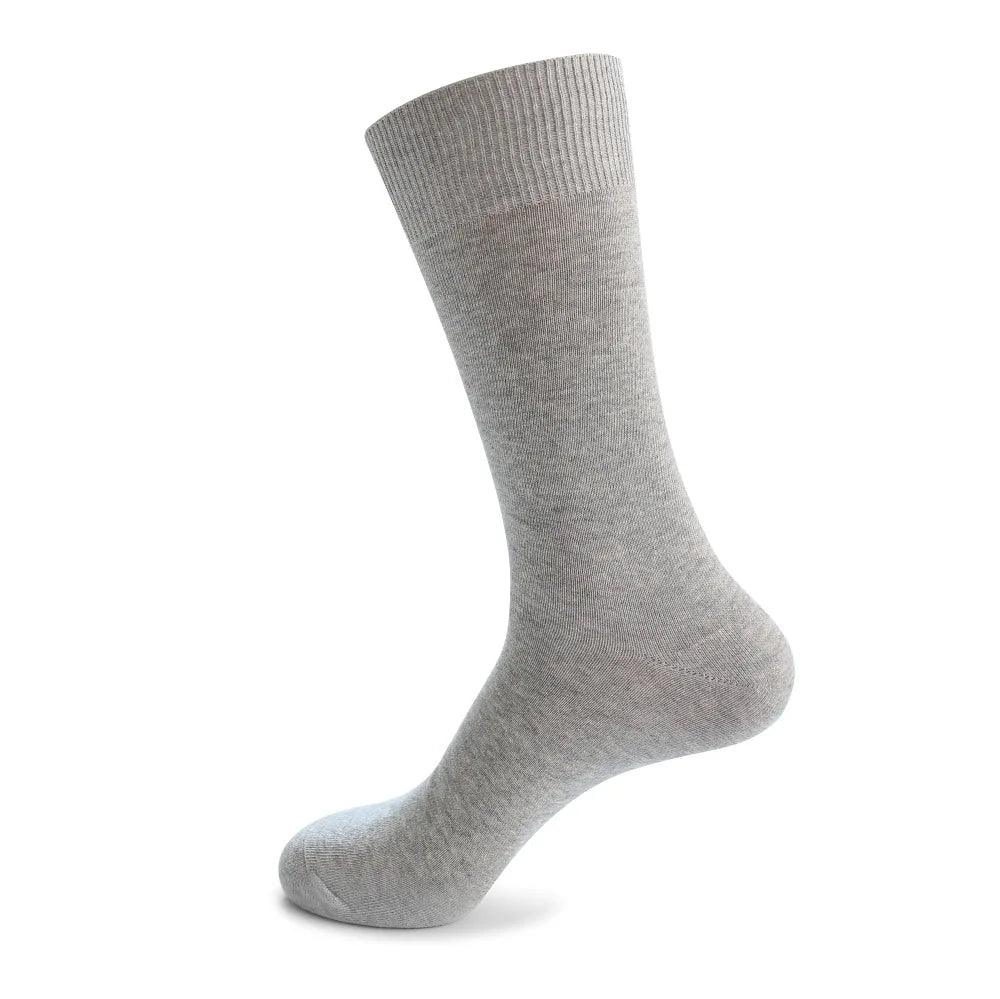 Men’s Classic Cotton Crew Socks – Office & Everyday Use (6-Pack)