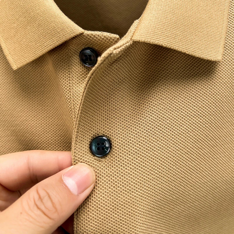 Men's Cotton Polo Tee – Summer 2024 Casual Sportswear