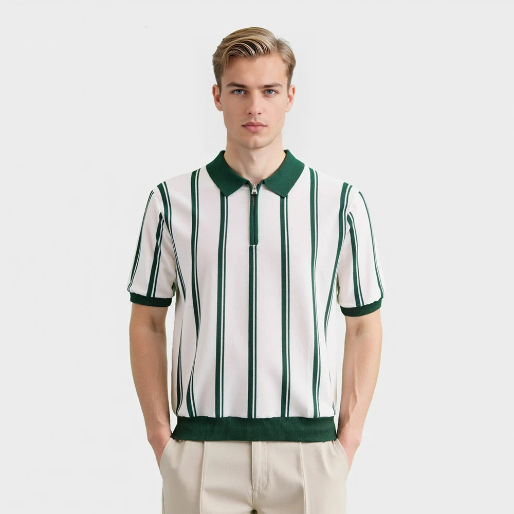 Casual Striped Polo
