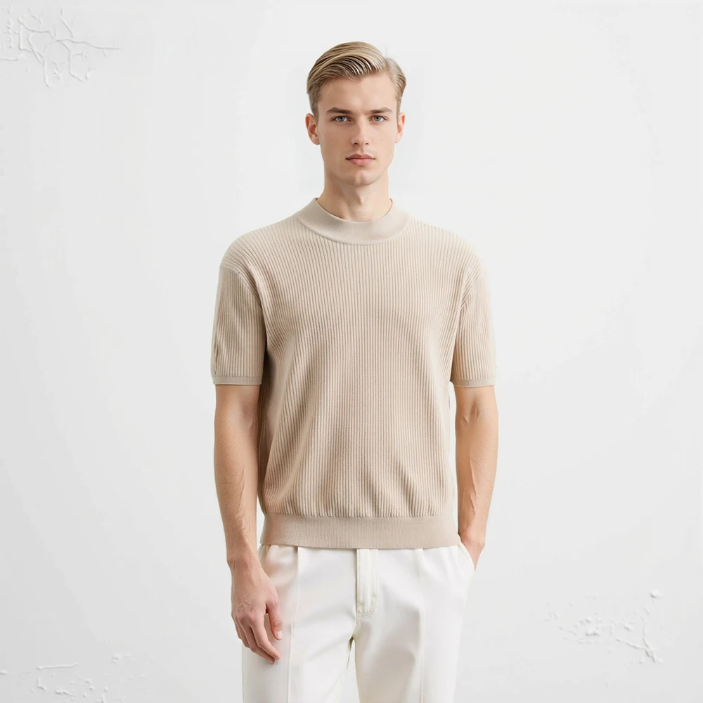 Korean High-Neck Tee