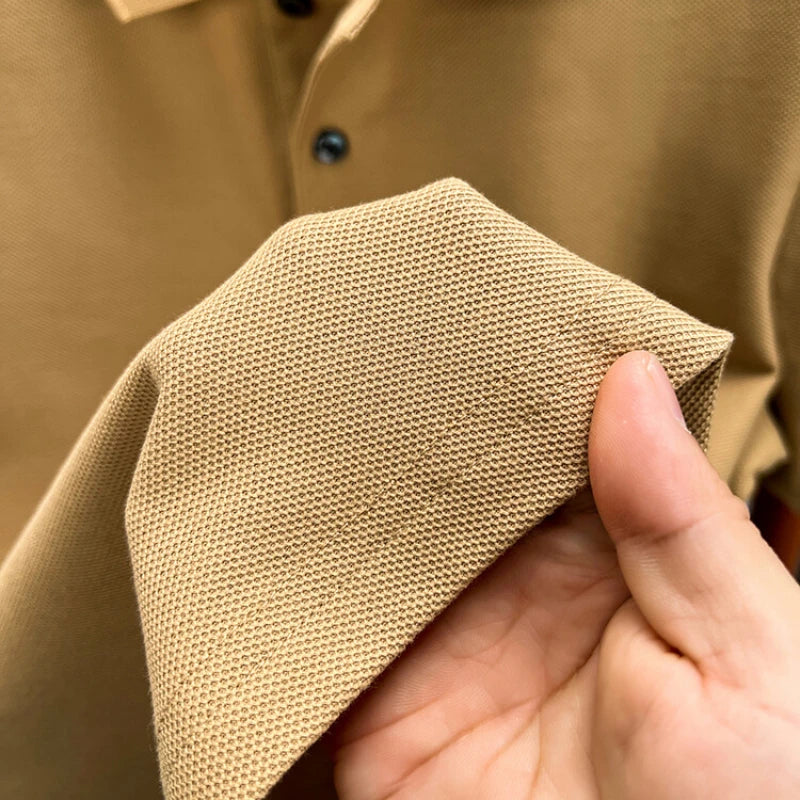 Men's Cotton Polo Tee – Summer 2024 Casual Sportswear