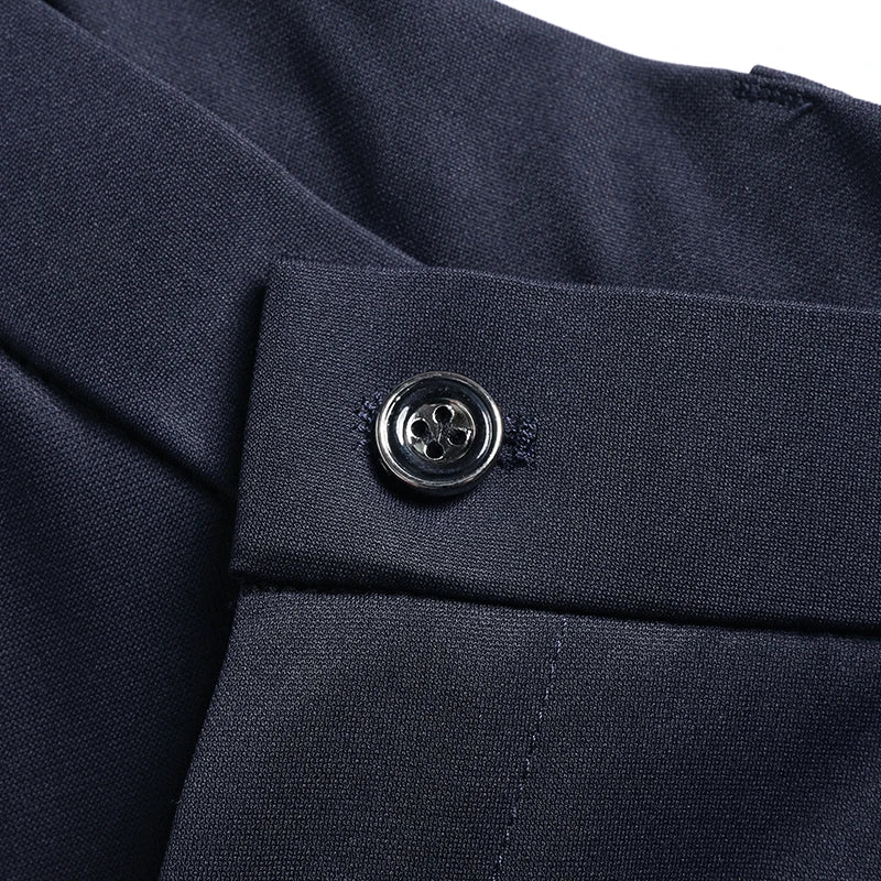 Men’s Thin Straight-Leg Trousers – Cool Touch & Wrinkle-Free