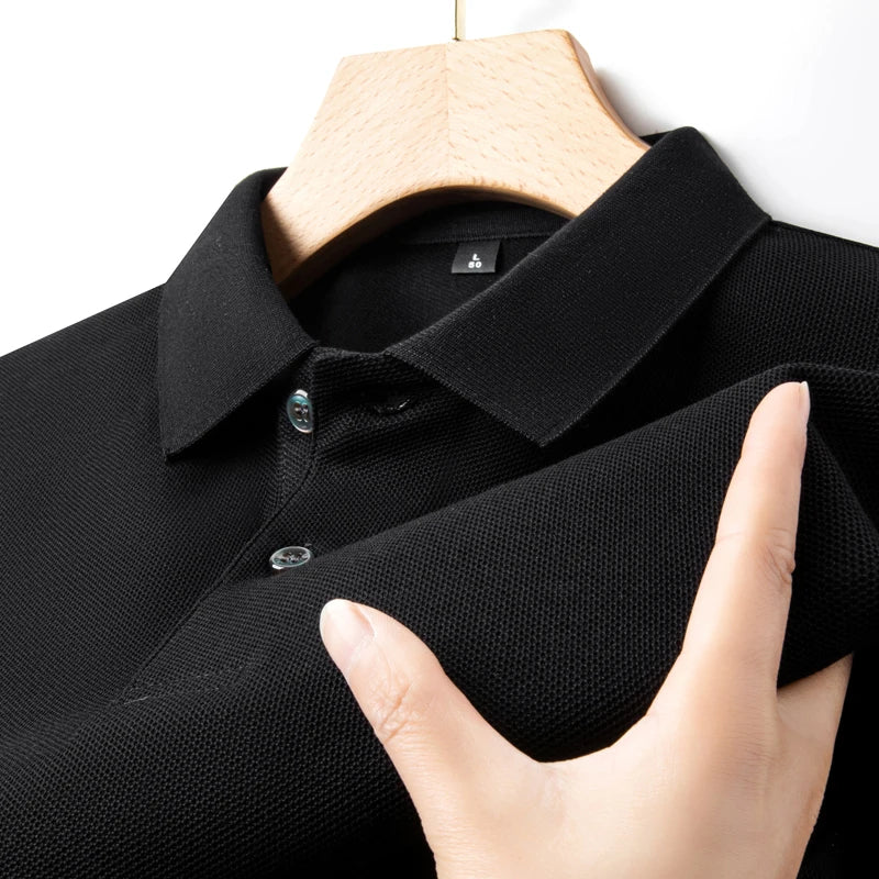 Men's Cotton Polo Tee – Summer 2024 Casual Sportswear
