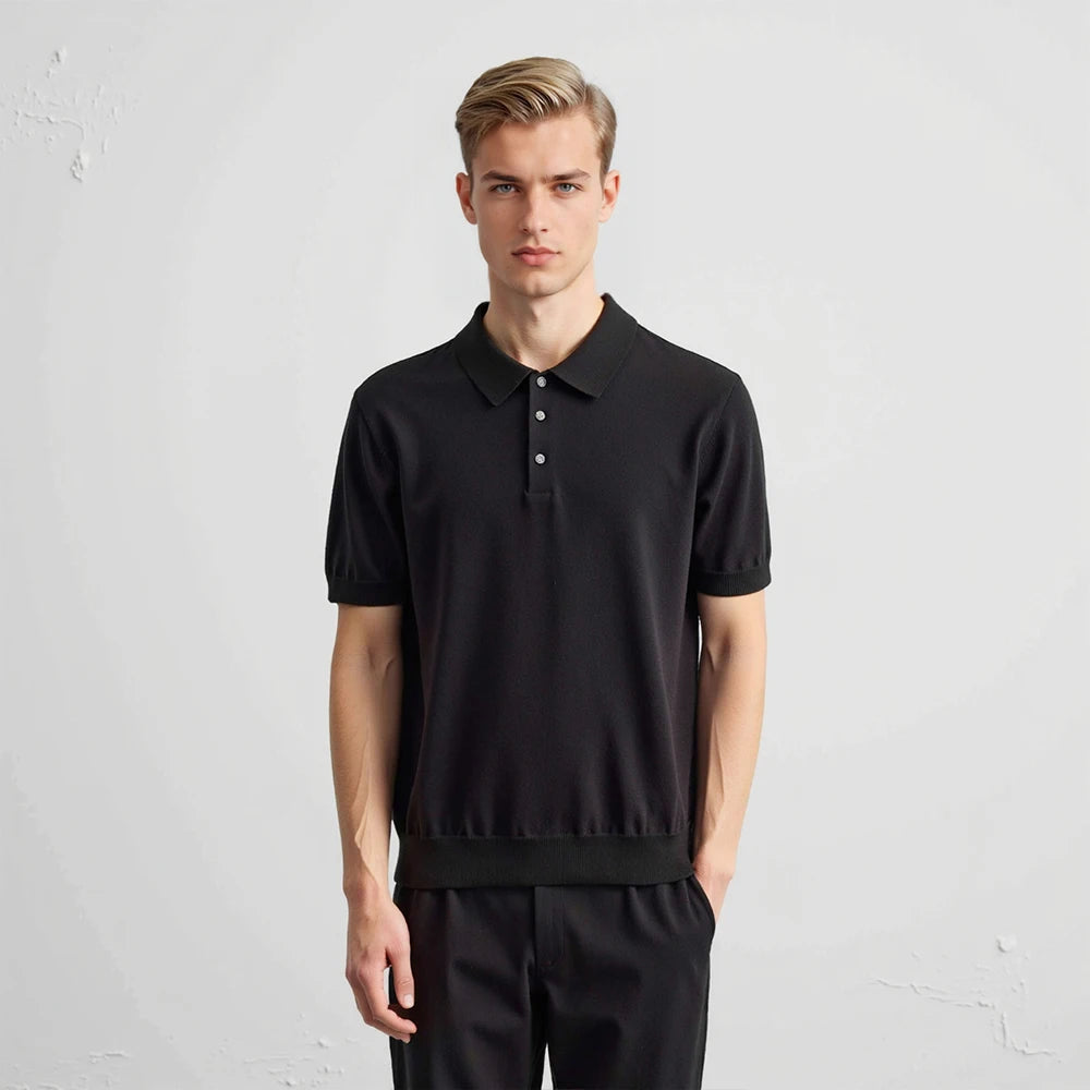 Short Sleeve Retro Polo