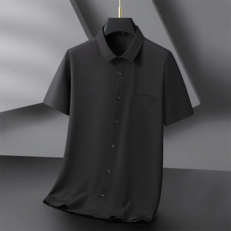 Men's Short Sleeve Shirt – Waterproof & Stain-Resistant