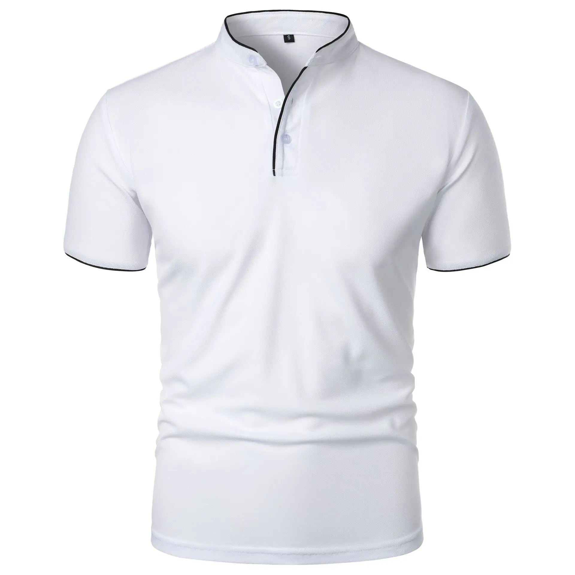 Men’s Casual Polo Shirt – Breathable Summer Short Sleeve Tee