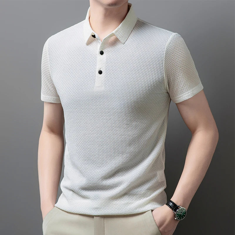 Men's Summer Polo Shirt – Smart Casual, Lightweight & Stylish