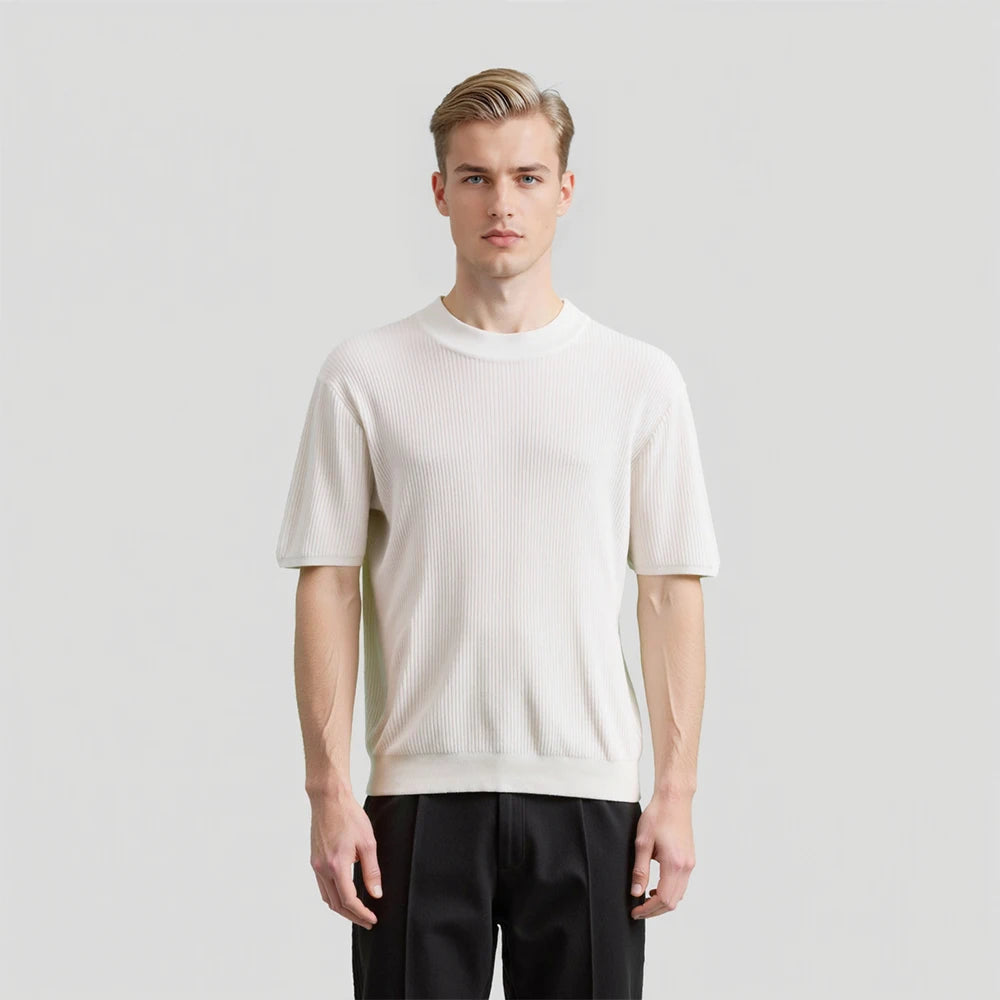 Korean High-Neck Tee