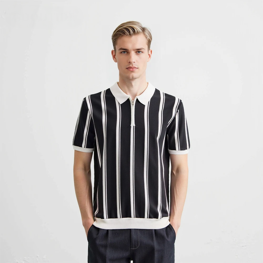 Casual Striped Polo