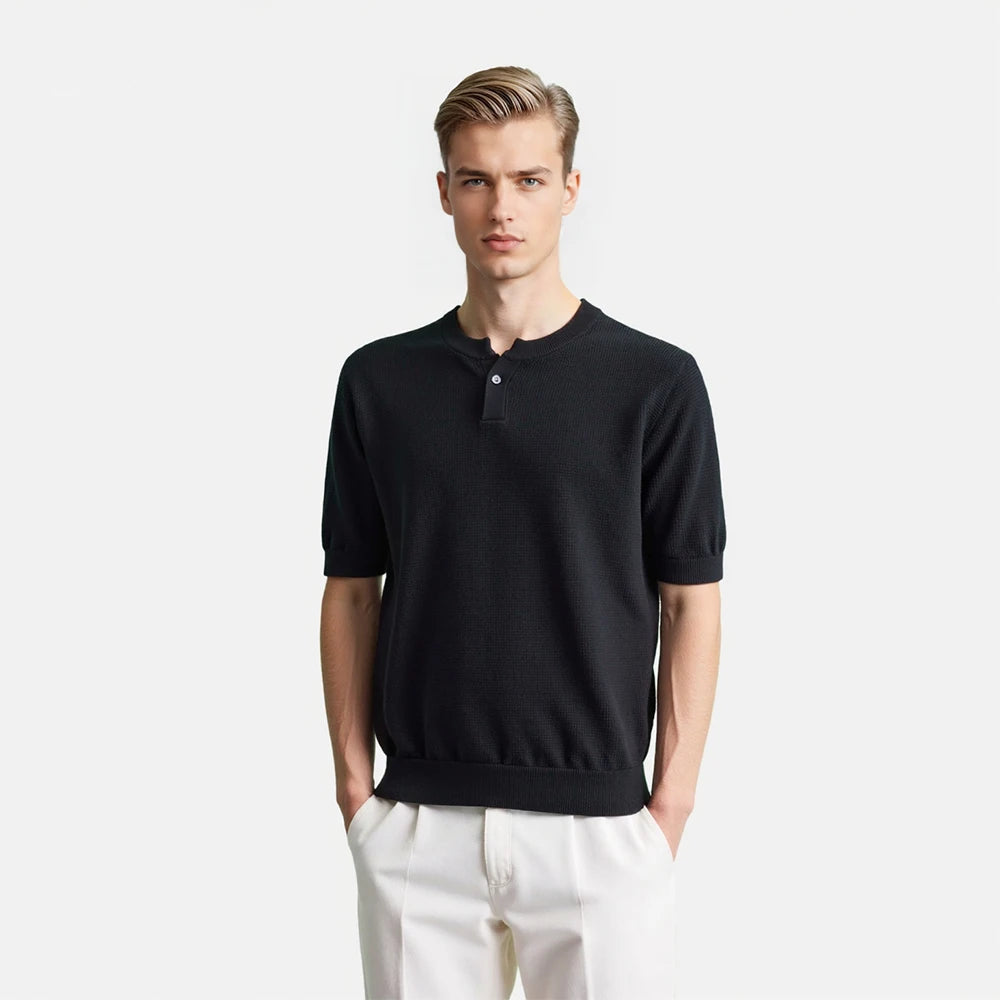 Retro Knit Polo