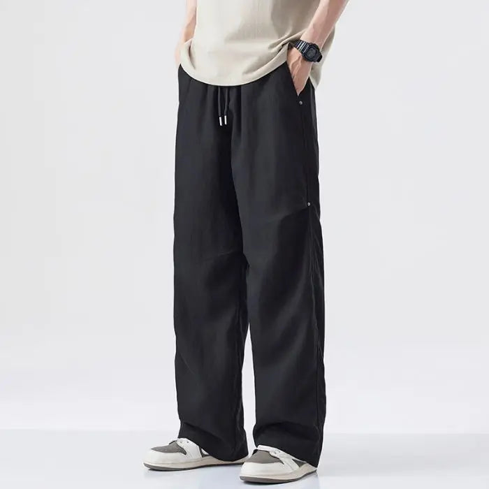 Men’s LooseFit Cotton Trousers