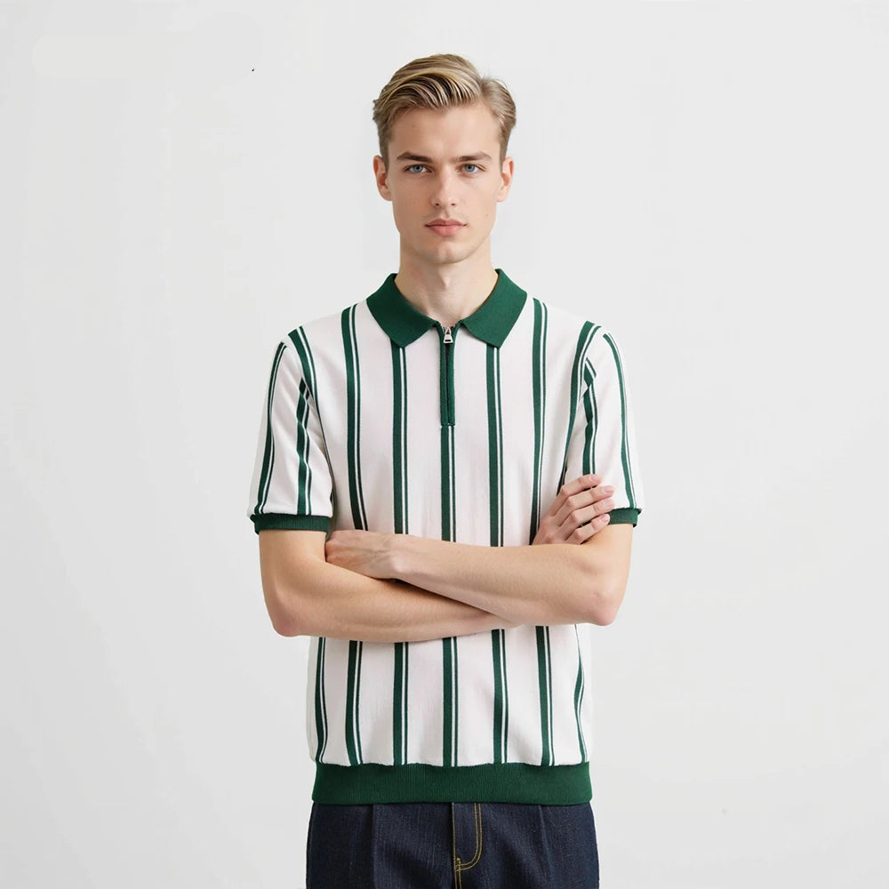 Casual Striped Polo