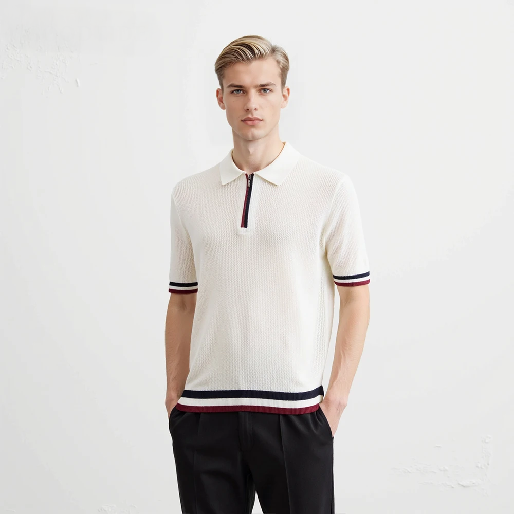 New Style Half Zip Polo