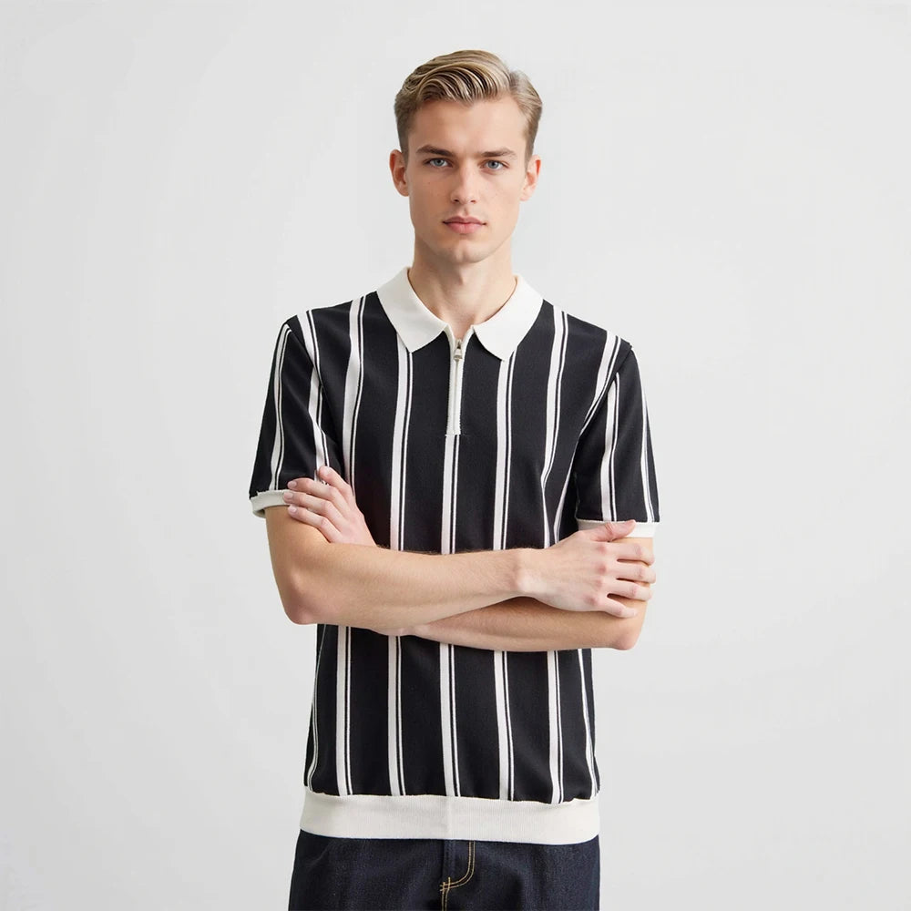 Casual Striped Polo