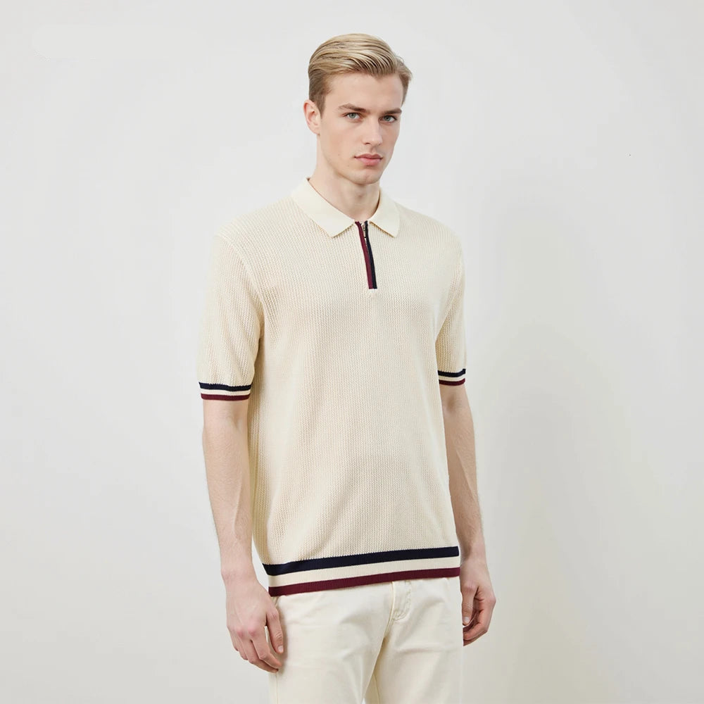 New Style Half Zip Polo