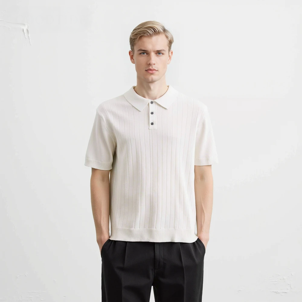 Button Lapel Polo