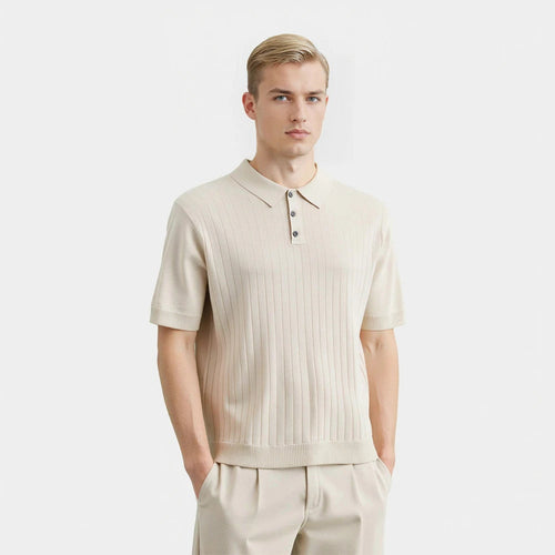 Button Lapel Polo