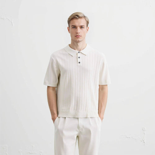 Button Lapel Polo